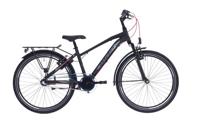 Aldo 26 inch peak 2.0 fiets alu 3v mat zwart/rood