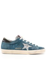 Golden Goose baskets Superstar pailletées - Bleu