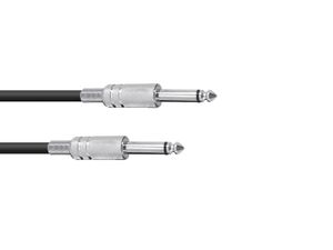 OMNITRONIC Jack cable 6.3 mono 1m bk