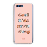 Cool Kids Never Sleep: Honor 10 Transparant Hoesje