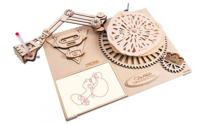 Robotime modelbouw tekenmachine The Robot 40 cm hout 92 delig