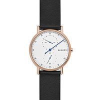 Horlogeband Skagen SKW6390 Leder Zwart 20mm