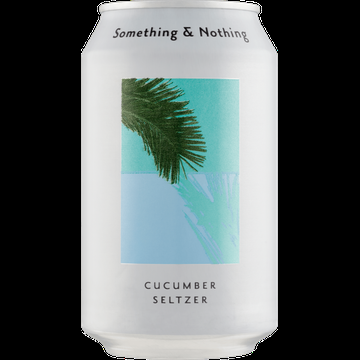Something & Nothing Cucumber Seltzer Drank 330 ml bij Jumbo