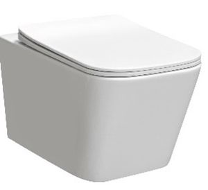 Kerra Tinos randloos toilet met softclose zitting wit