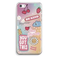 Positivity: iPhone 5 / 5S / SE Transparant Hoesje
