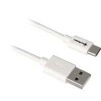 Sharkoon usb-a 2.0 - usb-c kabel (wit, 1,5 meter)
