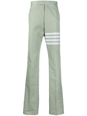 Thom Browne pantalon de costume à 4 bandes signature - Vert