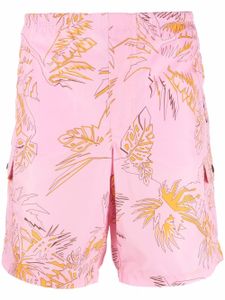 Palm Angels short de bain Abstract Palms - Rose