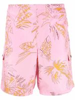 Palm Angels short de bain Abstract Palms - Rose