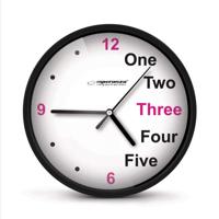 Esperanza Prague Zwart Mechanisch uurwerk Rond Zwart, Wit