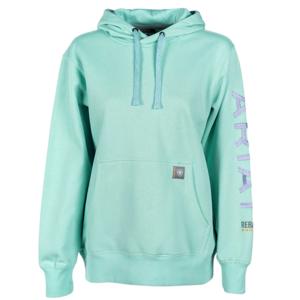 Ariat Damestrui WMS Rebar Graphic Hoodie, aquatic, Maat: L