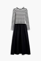 Gecombineerde midi-jurk - BLACK - S
