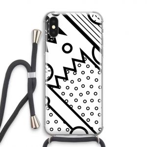 Pop Art #4: iPhone XS Transparant Hoesje met koord