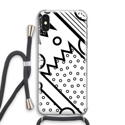 Pop Art #4: iPhone XS Transparant Hoesje met koord