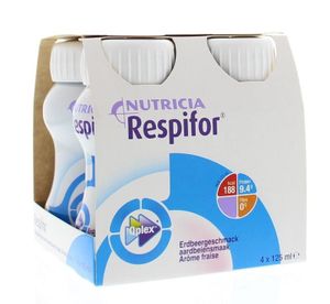 Nutricia Respifor aardbei 125ml (4 st)