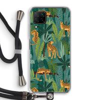 Luipaard 2: Huawei P40 Lite Transparant Hoesje met koord