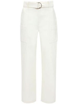 JW Anderson pantalon ample en coton à poches cargo - Blanc