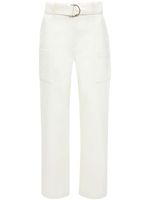 JW Anderson pantalon ample en coton à poches cargo - Blanc - thumbnail