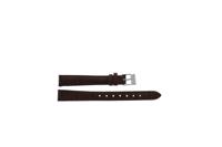 Horlogeband Universeel C341 Leder Bruin 12mm