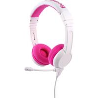 onanoff BuddyPhones® On Ear headset Kinderen Kabel Pink Volumebegrenzing, Vouwbaar, Headset, Bestand tegen zweet