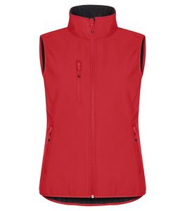 Clique 0200916 Classic Softshell Vest Lady - Rood - XS