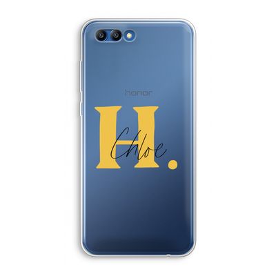 Amber Script: Honor 10 Transparant Hoesje