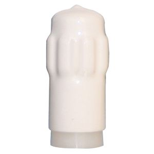 QlinQ Deurbuffer - deurstopper - wit - kunststof - 65 x 40 mm   -