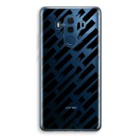 Zwarte vegen: Huawei Mate 10 Pro Transparant Hoesje