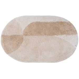 Veer Carpets - Badmat Bowie - Creme Ovaal 60 x 100 cm