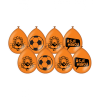 Loeki de Leeuw Ballonnen Oranje WK/EK (8st) - thumbnail