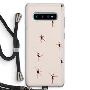 Dancing #1: Samsung Galaxy S10 Plus Transparant Hoesje met koord