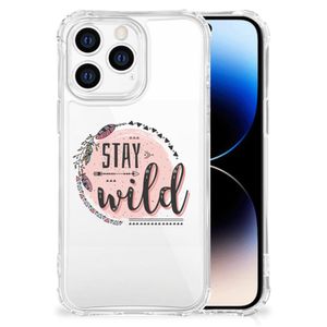 iPhone 14 Pro Stevig Bumper Hoesje Boho Stay Wild