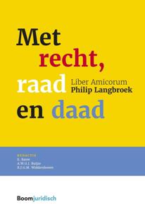 Met recht, raad en daad (Hardback)