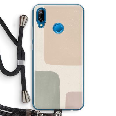 Geo #7: Huawei P20 Lite Transparant Hoesje met koord