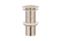 Ablaufventil mit druckverschluss brushed nickle BE-I100 N