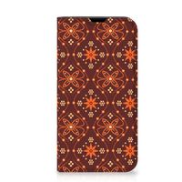 iPhone 13 Mini Hoesje met Magneet Batik Brown