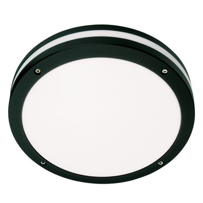 SG Discos LED wandarmatuur 19W 3000K IP65 IK10 zwart sensor 644821