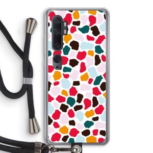 Colored Giraffe: Xiaomi Mi Note 10 Transparant Hoesje met koord