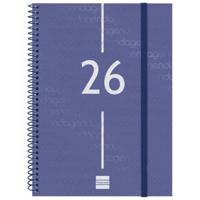Agenda Finocam Blauw A5 15,5 x 21,2 cm