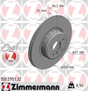 Remschijf FORMULA F COAT Z 150295132