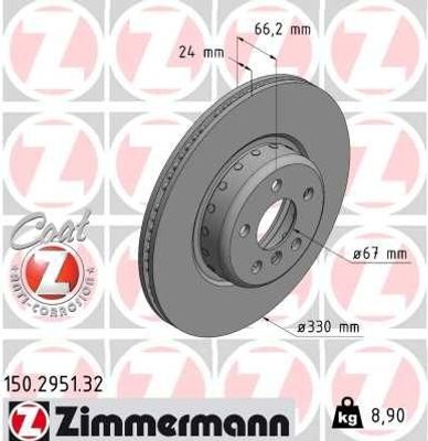 Remschijf FORMULA F COAT Z 150295132