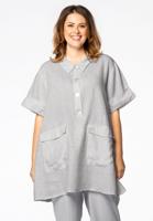 Yoek Tuniek polo kraag | Grijs | Maat 38/40