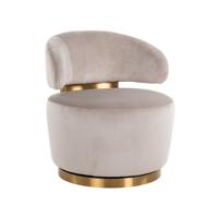 Draaifauteuil Maxime khaki velvet