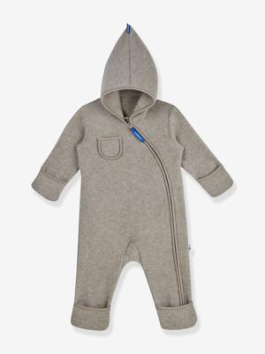 Babypakje van PUKU WOOL fleecewol finkid, kaboutermuts kameel