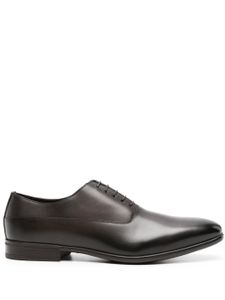 Doucal's chaussures oxford en cuir à lacets - Marron