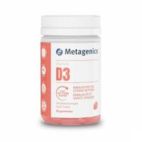 Metagenics Vitamine D 1000 IE Aarbeien 60 Gummies Metagenics Vitamine D 1000 IE Aarbeien 60 Gummies