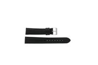 Horlogeband Seiko SDWF89P1 / 7T32-7H70 / 4HZ2JJ Leder Zwart 18mm