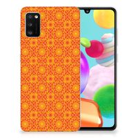 Samsung Galaxy A41 TPU bumper Batik Oranje - thumbnail