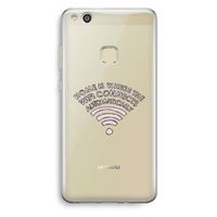 Home Is Where The Wifi Is: Huawei Ascend P10 Lite Transparant Hoesje