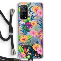 Tropisch 2: Xiaomi Mi 10T 5G Transparant Hoesje met koord
